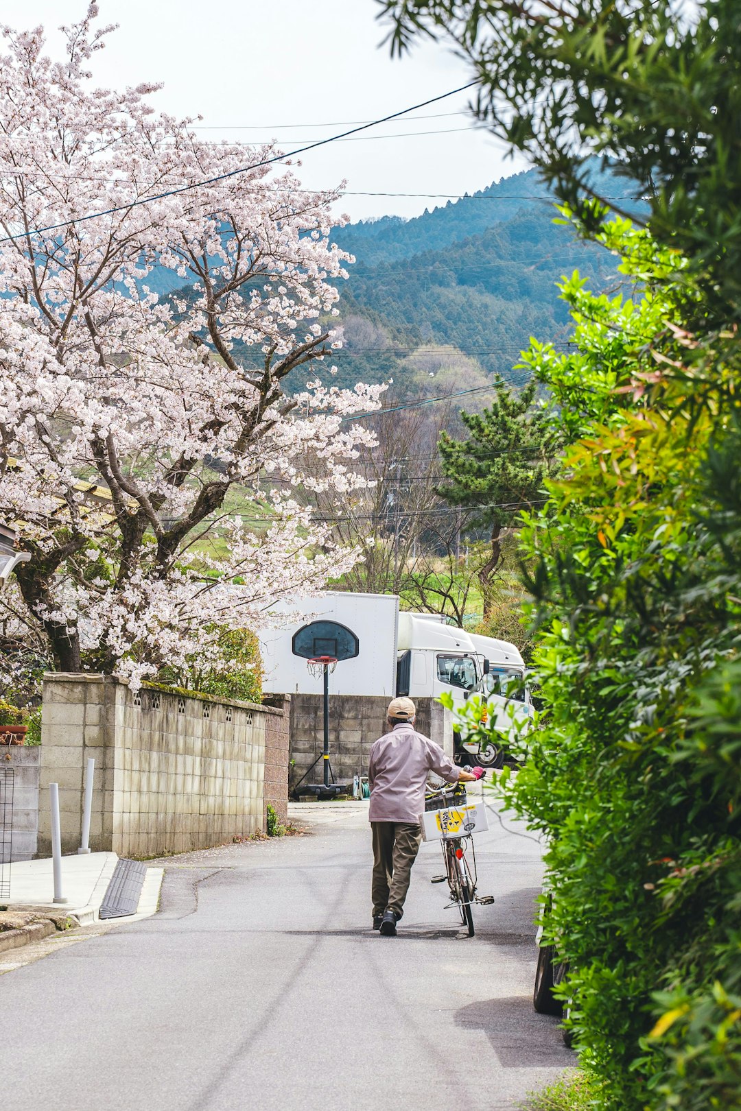 a-person-walking-down-a-street-with-a-bike-krg0xszgj34